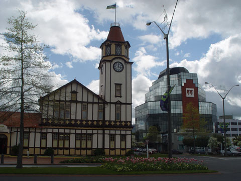 Bild174: Im Zentrum Rotorua's