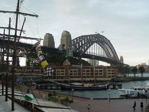 Bild199: Harbour Bridge im Sturm