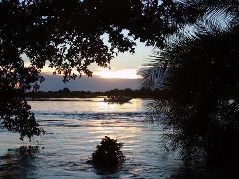 Bild118: Bootfahrt auf den Chobe River