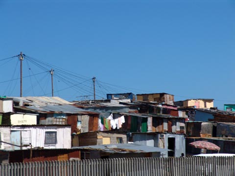 Bild176: Slums vor Cape Town
