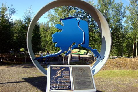 Bild31: Modell der Trans-Alaska-Pipeline