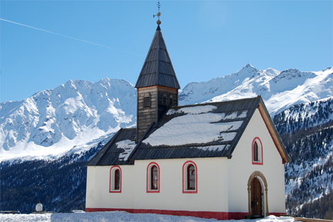 Bild07: Kleine Kirche in Kurzras
