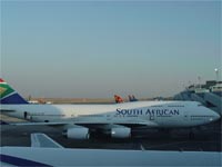 Boeing 747-444 / ZS-SAW in Johannesburg / SA