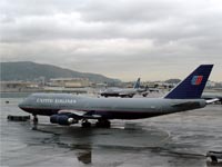 Boeing747-422 / N104UA in San Francisco